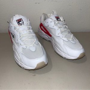 New Fila Mens Ray Tracer Leather Lace Up Casual and Fashion Sneakers Shoes Sz 9